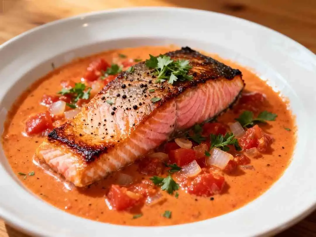 Creamy Tomato Salmon