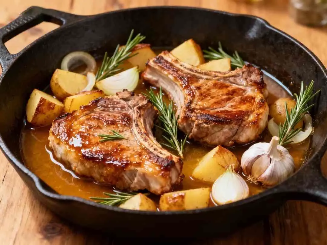 Pork Chops with Potatoes