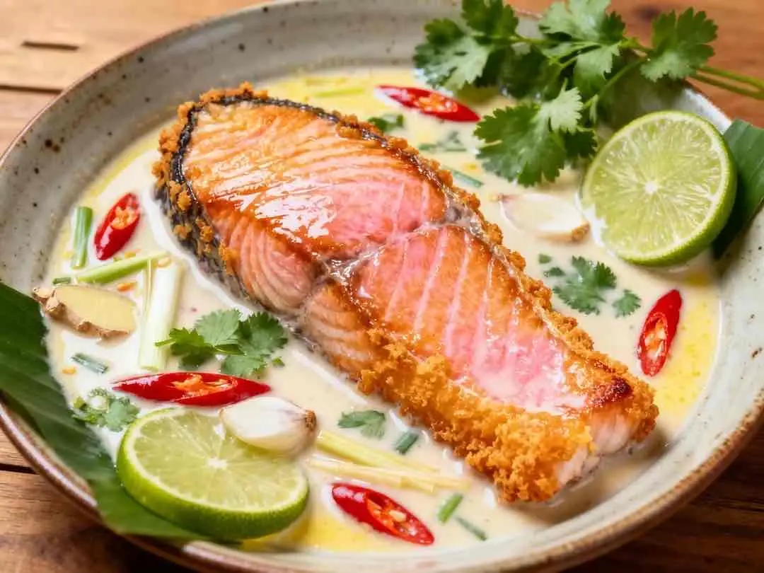 Thai-style Spicy and Sour Salmon